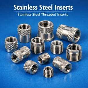 Stainless Steel Molding Inserts, Stainless Steel Threaded Inserts, Stainless Steel 304 and 316 inserts