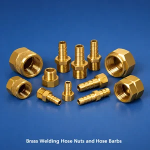 Brass Welding Hose Nuts and Hose Barbs