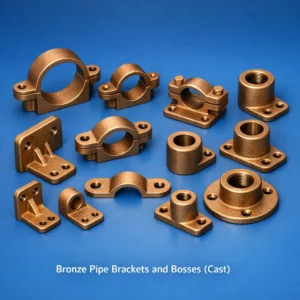 Bronze Pipe Brackets and Bosses (Cast)