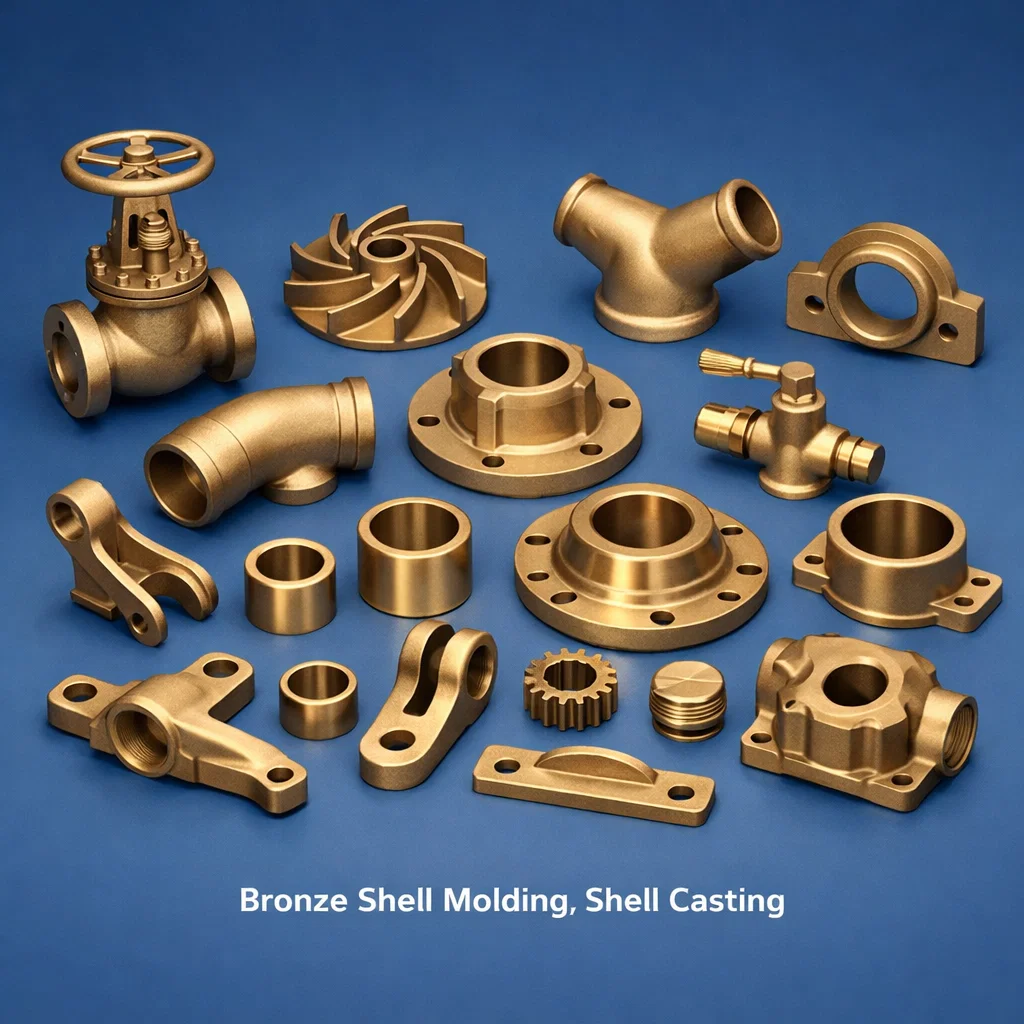 Bronze Shell Molding, Shell Casting