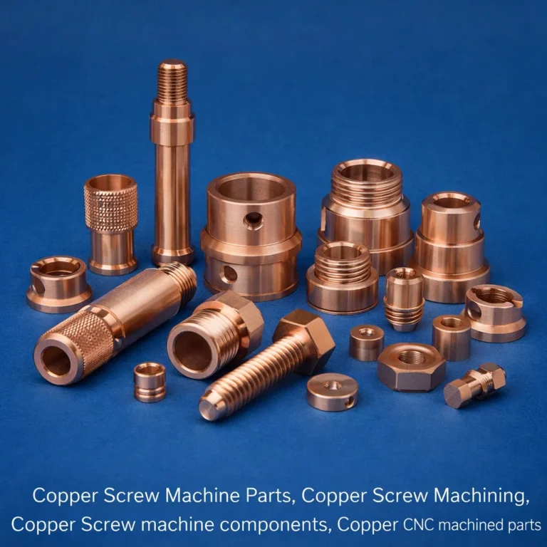 Copper Screw Machine Parts | Precision Copper Screw Machined Components