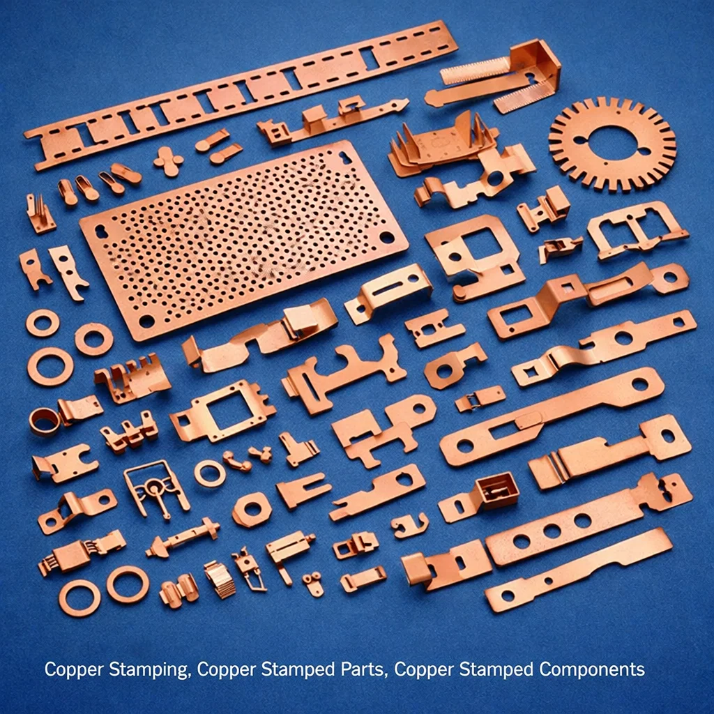 Copper Stamping, Copper Stamped Parts, Copper Stamped Components