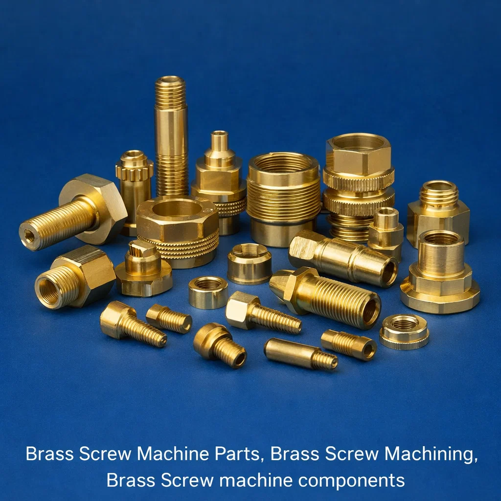 Screw machining india, Brass Screw Machine Parts, Brass Screw Machining, Brass Screw machine components