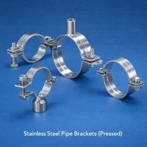 Stainless Steel Pipe Brackets (Pressed)